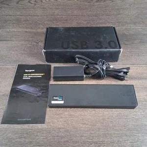 Targus USB 3.0 SuperSpeed Dual Video Docking Station ACP70USZ - Picture 1 of 11