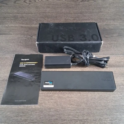 Targus USB 3.0 SuperSpeed Dual Video Docking Station ACP70USZ - Image 1 of 4