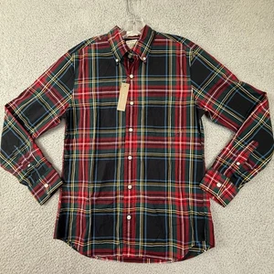 NWT J.Crew Mens Secret Wash Plaid Button-Down Shirt Re-Imagined Cotton Small - Picture 1 of 9