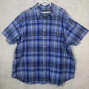Polo Ralph Lauren Shirt Mens Size 3BX Big Oxford Button Down Plaid Flesh Pony - Picture 1 of 9