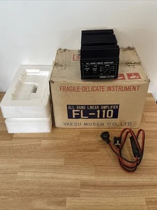 YAESU MUSEN FL-110 160m-10m Linear Amplifier With Power Supply And Box - Picture 1 of 6