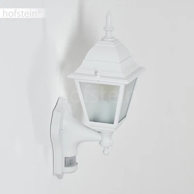 Hofstein Quartucciu Wall Lamp with Motion Sensor Antique Look Metal/Glass - Image 1 of 4