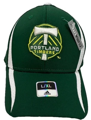 Portland Timbers MLS Adidas Climalite Fitted Hat NWT - L/XL - Image 1 of 4