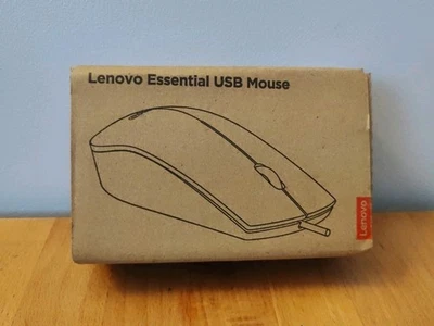 Lenovo Essential USB Mouse - 4Y50R20863 - New & Sealed in Box - Image 1 of 2