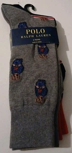Polo Ralph Lauren Dress Socks 2 Pairs Men's Size 6-12.5 Multicolors  - Picture 1 of 5