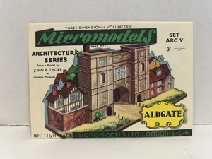 Micromodels 3 Dimensional Aldgate Sealed Unused British Made John B. Thorpe - Picture 1 of 2