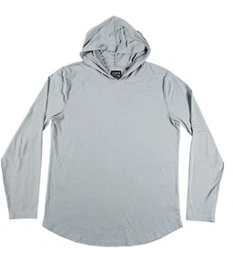 CUTS Camicia con cappuccio Uomo XL Grigio PYCA Pro Trim Manica Lunga Performance Top Casual - Foto 1 di 8