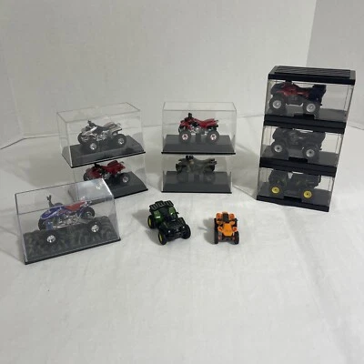 Lot Of 10 Die Cast ATV Four Wheeler New Ray ERTL Toy Zone Maisto Honda Polaris - Image 1 of 4