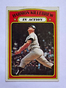 1972 Topps #52 HOFer Harmon Killebrew In Action Minnesota Twins (Centered) - Picture 1 of 2