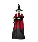 6 Ft. Animated Spellcasting Witch New Halloween Decorations
