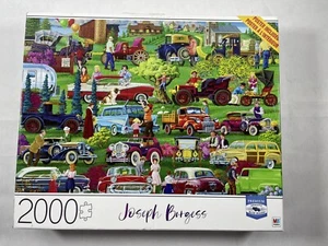 ANTIGUO CAR SHOW Joseph Burgess - Rompecabezas de 2000 piezas Milton Bradley - Imagen 1 de 6