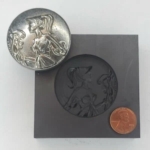 Woman 3D Graphite Ingot Mold for Gold Silver Copper Tin Melting Casting Refining - Picture 1 of 2
