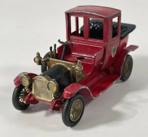 Vintage Matchbox Yesteryear Y11 1912 Packard Landaulet Red Diecast Toy Car