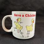 Vintage Russ Berrie "Save A Chicken... Get Well Soon" Chicken Soup #8156 Mug