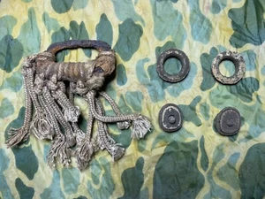 Ww2 LOT British Relics Riser WWII ARTIFACT Para 1944 UK Market Garden Paratroops - Imagen 1 de 5