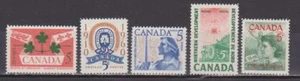1959-1960 Canada SC# 388-392 - 5 Older Stamps Lot# 23 M-NH - Picture 1 of 1