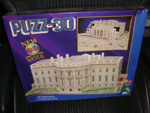 PUZZ 3D LA CASA BIANCA NUOVO SIGILLATO 443 PEZZI 3d puzzle NUOVO in scatola - Immagine 1 di 1