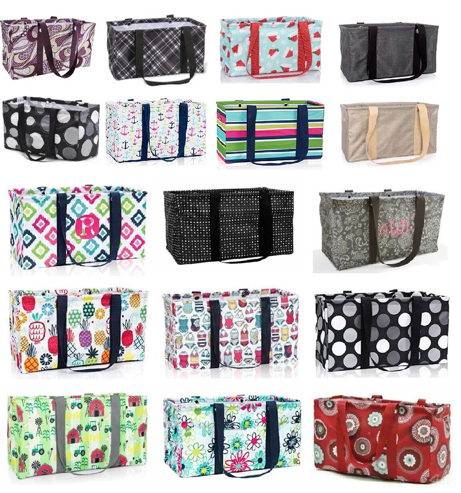 Thirty One Medium & Large Utility tote Beach Laundry Basket Storage Bag 31 Gift - Image 1 of 1