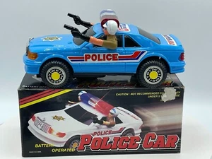 Wei Mei Toys B/O Bump & Go Mercedes Polizeiauto FUNKTIONIERT - Bild 1 von 6