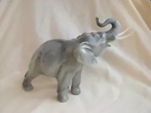 ANTIQUE GERMAN ? PORCELAIN ELEPHANT FIGURE,MARKED,LATE 19th OR EARLY 20th. - Picture 1 of 18