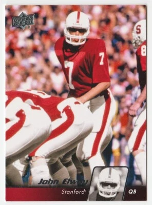 2011  Upper Deck   #14 John Elway Stanford Cardinal - Image 1 of 2