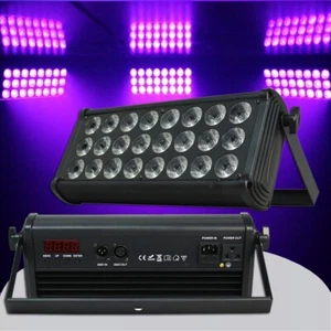 24x4W RGBW LED Par Wash/Strobe DMX512 Stage DJ Disco Wedding Party Lighting - Picture 1 of 6