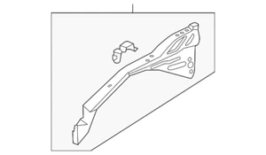 Genuine GM Driver Side Front Engine Compartment Upper Rail 22781261 - Picture 1 of 2