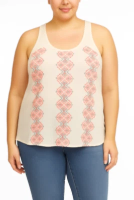 Blusa Mossimo Mujer Talla XXL Marfil Bordada Informal Ligera 100% Algodón Boho Foto 1 de 4