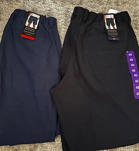 Pantalones Cortos BANANA REPUBLIC Para Hombres Azul Cómodos Frente Plano Cintura Elastizada Talla 34 NUEVO - Imagen 1 de 4