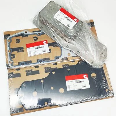 Núcleo enfriador de aceite de motor con juntas para Dodge Ram 2500 3500 1989-2002 5,9 L diésel Foto 1 de 4