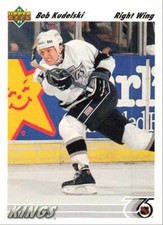 1991-92 Upper Deck Hockey Bob Kudelski Los Angeles Kings #301