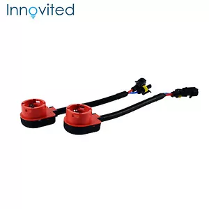 2X D2 D2S D2R D2C HID Xenon Bulb Adapters Wire Harness Connector Cable Socket - Picture 1 of 3