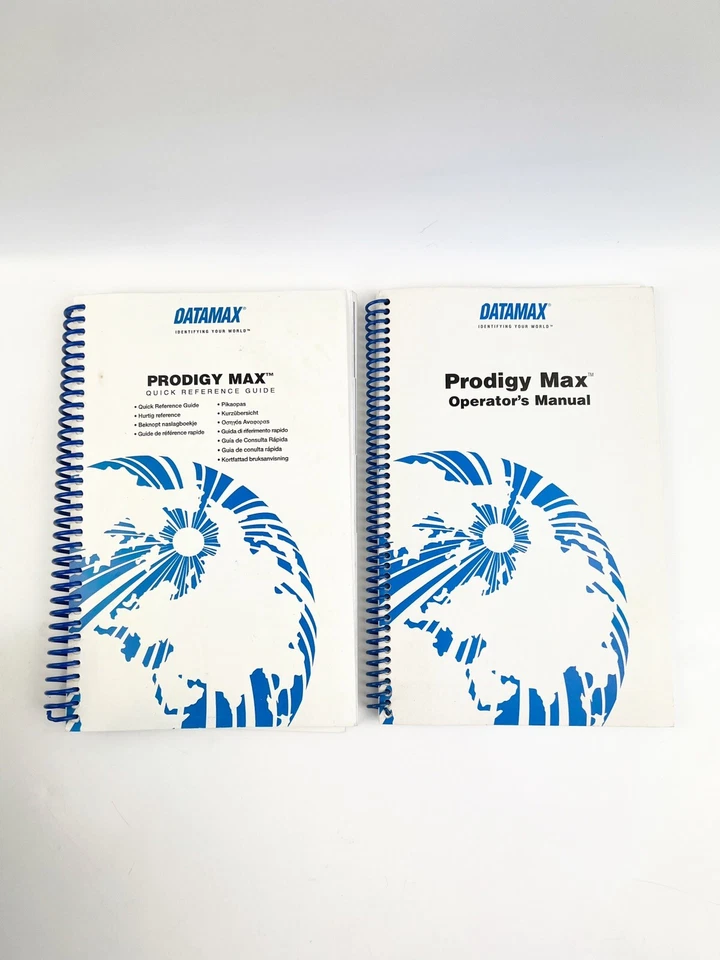 Vintage DATAMAX Prodigy Max Operator’s Manual & Quick Reference Guide Printer - Image 1 of 4