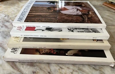 LOT 4 ARCITECTURAL DIGEST HOLLYWOOD-MARCH 1977-APRIL 1992-APRIL 1994-MARCH 2000! - Image 1 of 4