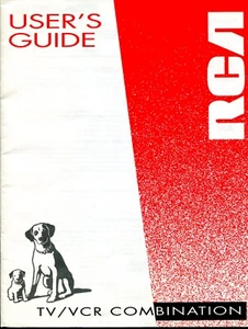 RCA TV/VCR Combination User's Owner's Operating Guide Instructions Manual 1996 - Picture 1 of 4