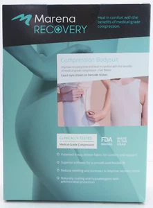Marena Recovery Kompression weiblicher beigefarbener Body mit hohem Rücken - Größe Medium - Bild 1 von 11