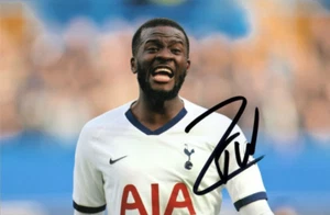 TOTTENHAM: TANGUY NDOMBELE SIGNED 6x4 ACTION PHOTO+COA - Picture 1 of 1