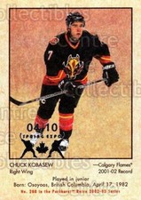 2002-03 Parkhurst Retro Spring Expo #208 Chuck Kobasew