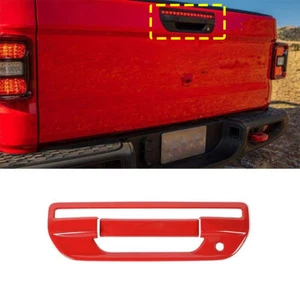 Cubierta decorativa de manija de puerta trasera exterior roja para Jeep Gladiator JT - Imagen 1 de 6