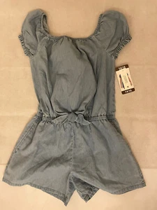 Gap Girls Romper Size 14/16 Light Wash - Picture 1 of 3