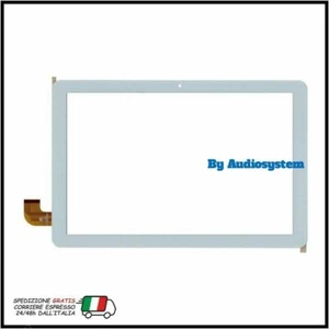 VETRO TOUCH SCREEN ORIGINALE MEDIACOM per IYO 10 M-SP1DY M-SP1DY4G BIANCO - Foto 1 di 1