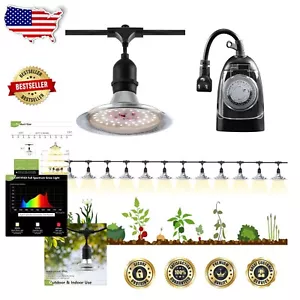 Full Spectrum LED Grow Light Strip with Timer - Ideal for Greenhouse Gardening - Picture 1 of 11