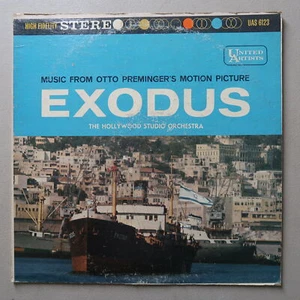 THE HOLLYWOOD STUDIO ORCHESTRA MUSIC FROM EXODUS VINYL LP UNITED ARTIST VG 73 - Picture 1 of 4