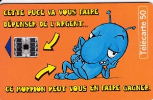 RARE TELECARTE 50 . MORPION / LA FRANCAISE DES JEUX . décembre 1994. PHONE CARD - Imagen 1 de 1