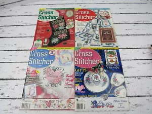 The Cross Stitcher Magazine 1990's Lot Precious Moments Christmas Folk Art - Picture 1 of 5