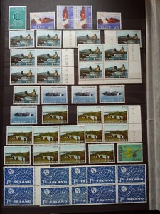 VF MNH LOT ICELAND ISLAND ISLANDE VF MNH 8 PICTURES K2 - Picture 1 of 8