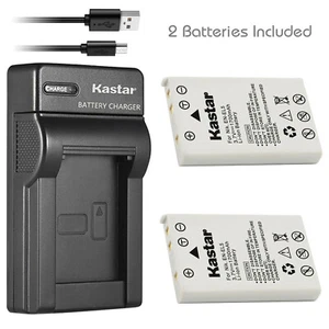 Kastar 2 Lithium-Ion Battery + Charger for Nikon EN-EL5 Coolpix 7900 P5000 P6000 - Picture 1 of 5