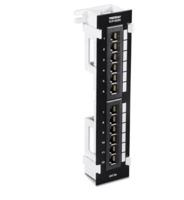 TRENDnet 12-Port Cat5e Unshielded Patch Panel TC-P12C5V - Image 1 of 4