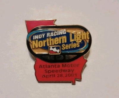 2001 Indy Racing Northern Light Series Atlanta Hat / Lapel Pin New - Image 1 of 4