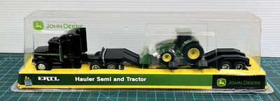 John Deere Ertl Hauler Semi Tractor Trailer Diecast 8" Toy Truck Set NIB Ages 8+ - Image 1 of 4